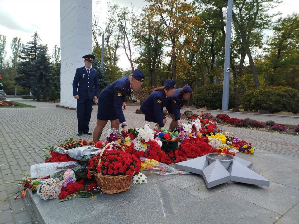 Сотрудники ИК-1 УФСИН России по Запорожской области почтили память освободителей Мелитополя