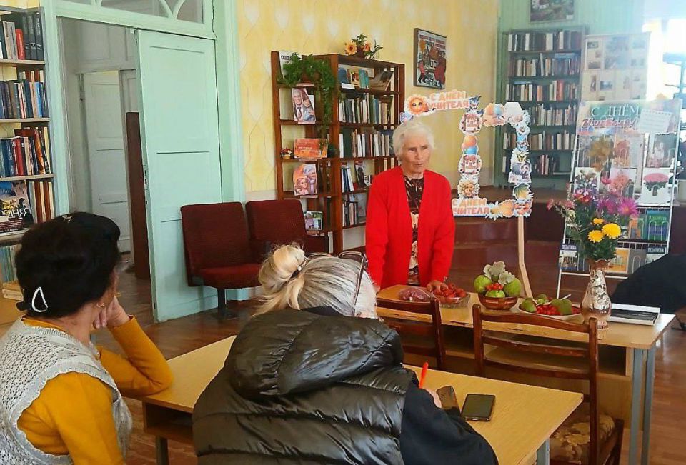 23 октября в Центральной библиотеке Приморска состоялась очередная встреча участников клуба "Здравушка"