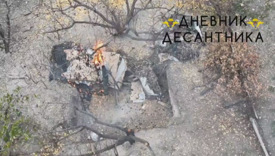 Запорожское направление.. В районе н.п. Приморское, уничтожен миномёт ВСУ