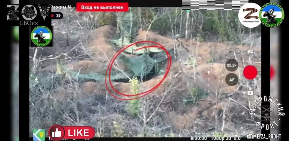 Воины подразделения БПЛА "Северные Амуры" 1455 полка продолжают уничтожать врага на Ореховском направлении