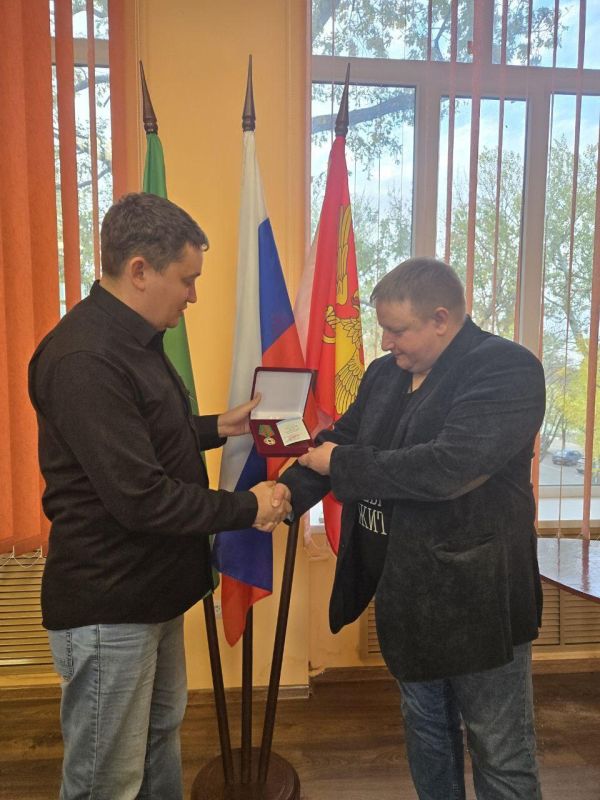 Северянину вручили медаль ордена «За заслуги перед Запорожской областью»