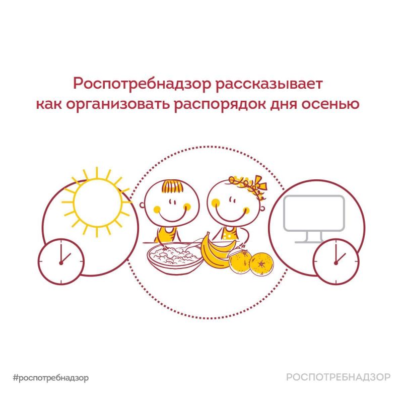 Как организовать распорядок дня осенью?