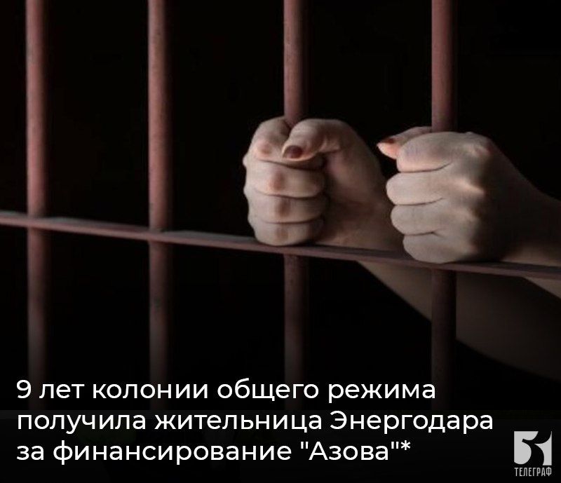9 лет колонии общего режима получила жительница Энергодара за финансирование "Азова"*