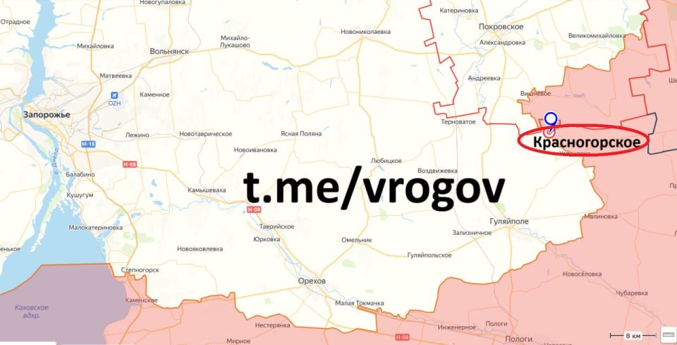 Владимир Рогов: Красногорское - наше!. Русская Армия освободила н.п. Красногорское в Запорожской области