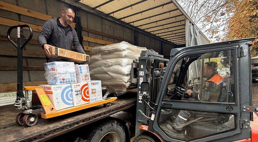 Пензенская область передала стройматериалы в Токмак и Пологи