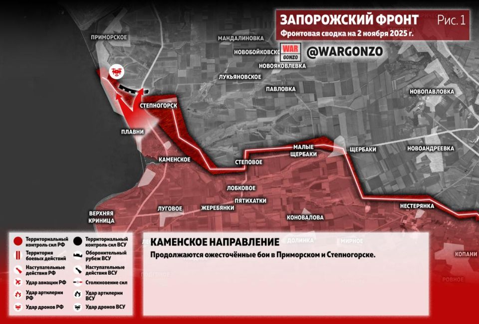 WarGonzo: Фронтовая сводка на утро 02.11.25
