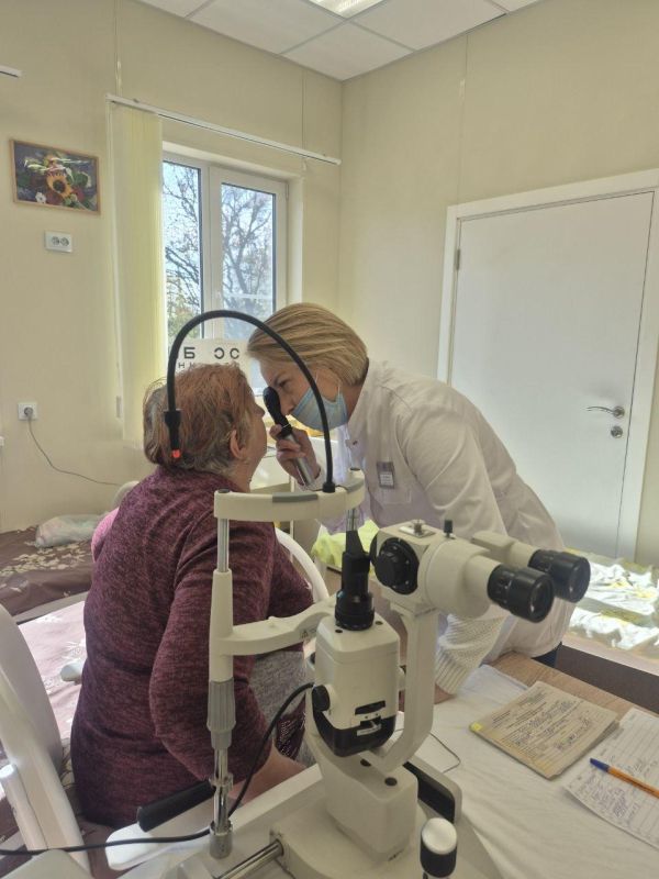 Бригада врачей из Чувашии осмотрела пациентов Новотроицкого и Новопетровки