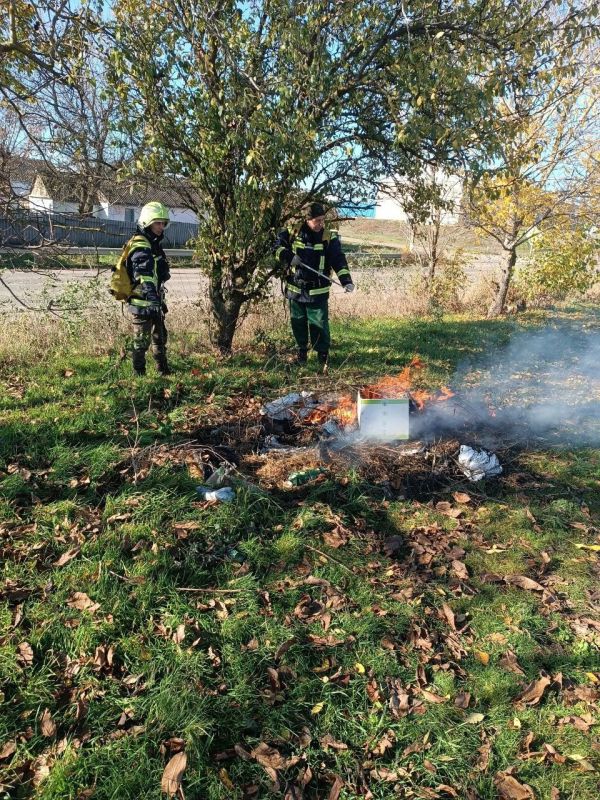 В Дмитровке прошли учения по пожарной безопасности