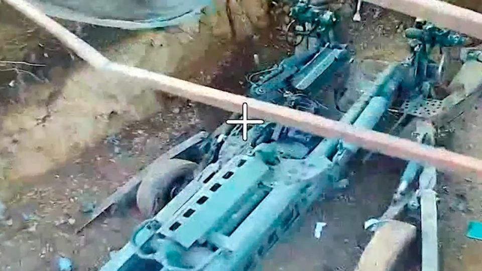 Дроноводы уничтожили гаубицу М777 на Ореховском направлении