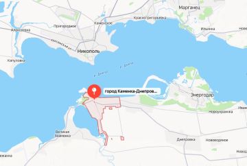 Запорожская область, Каменка-Днепровская — арт-обстрел