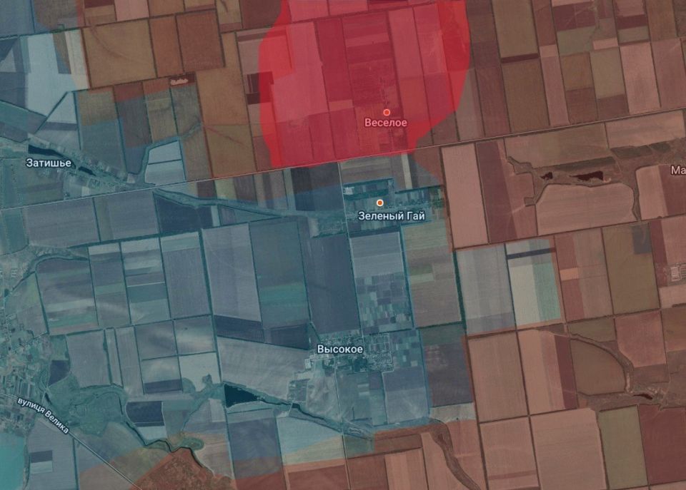 В Запорожской области на Гуляйпольском направлении освобождён населённый пункт Весёлое, сообщает "Шепот фронта"