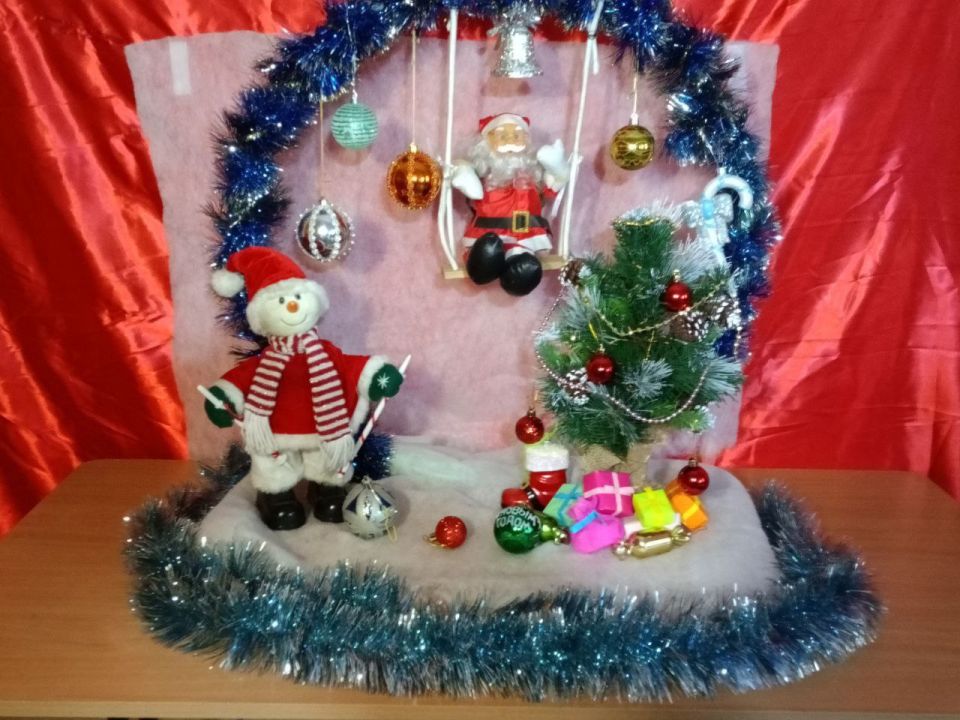 В Новогоровском сельском Доме культуры прошла выставка, посвящённая Дню рождения Деда Мороза!