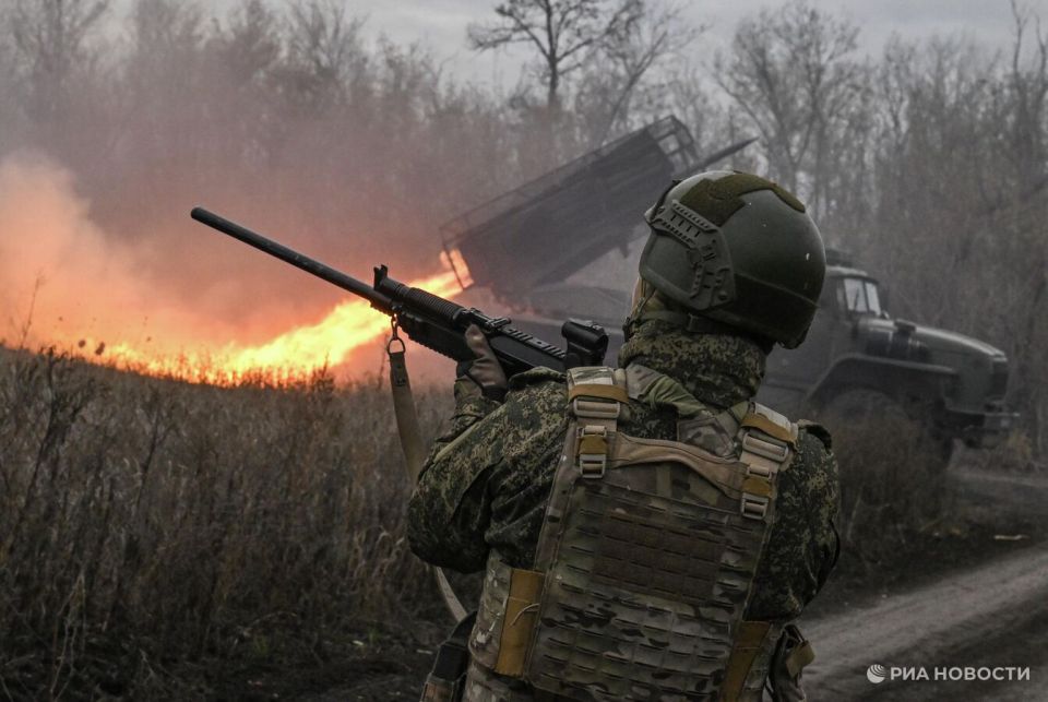 Расчет РСЗО расчистил путь для штурмовиков ВС России под Малой Токмачкой