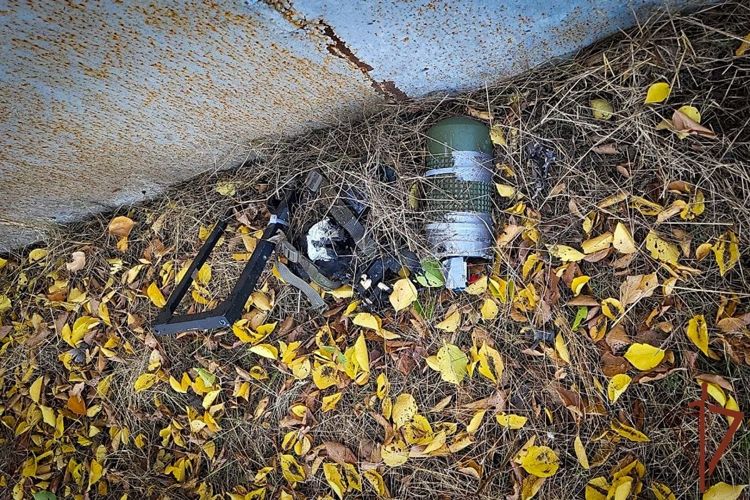 В Запорожской области военнослужащие спецподразделения Росгвардии уничтожили вражеский беспилотник «Баба-Яга»