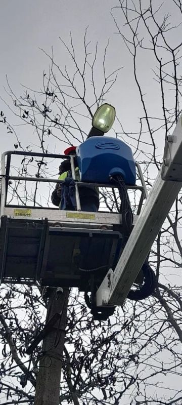 Обновление уличного освещения в селе Осипенко