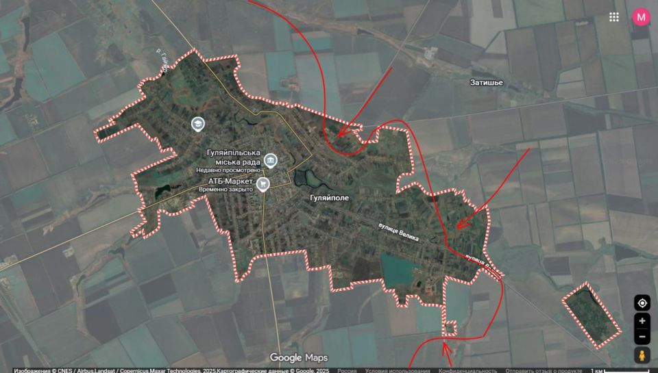 Гуляйпольское направление на утро 24.11.25: Штурм Гуляйполя