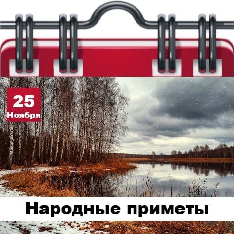 Народные приметы 25 ноября