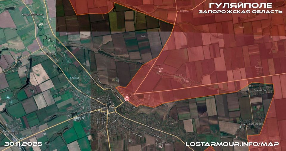 Бойцы ГВ "Восток" ведут штурм г. Гуляйполе, Запорожской области