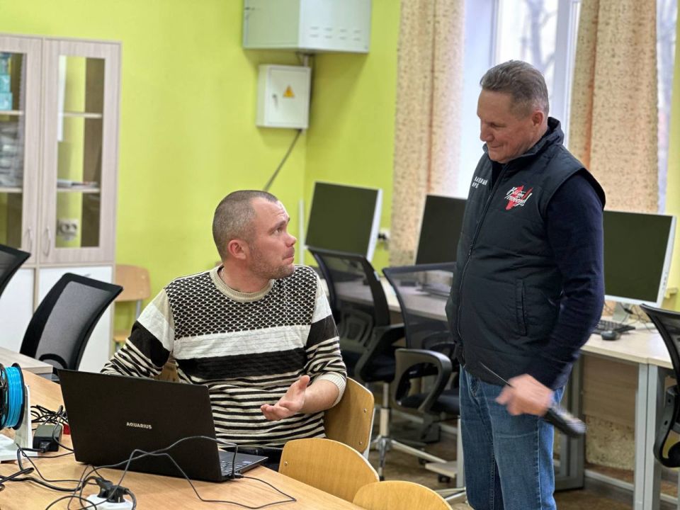 Посетили школу села Григорьевка Пологовского муниципального округа