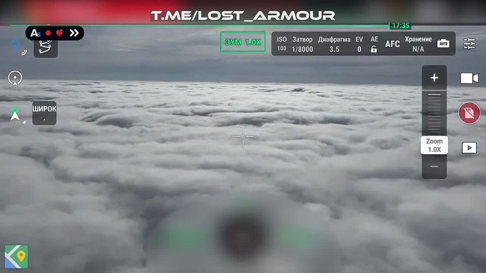 Красивые кадры от ребят с канала Седьмое Небо, работающих на Запорожском направлении