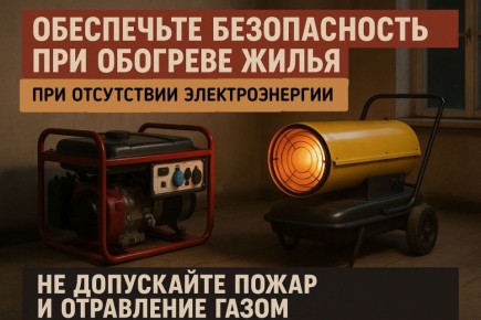 Для отопления жилых помещений при отсутствии электроэнергии можно использовать тепловые пушки или генераторы, но важно соблюдать правила безопасности, связанные с работой этих устройств