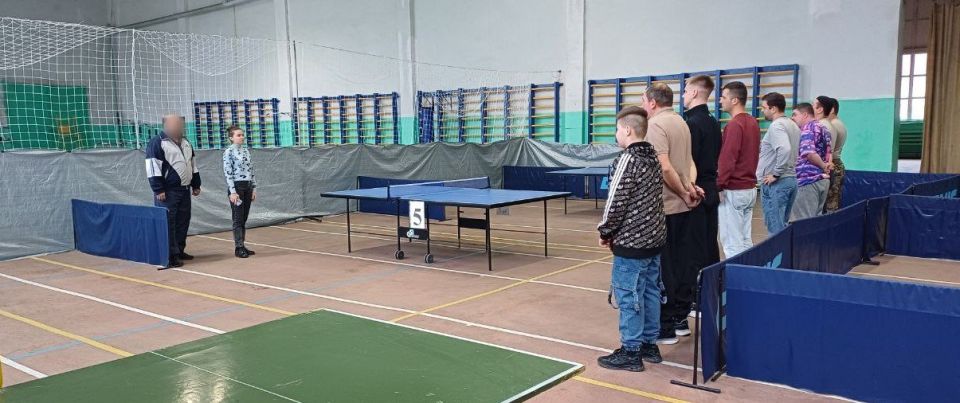 Турнир по настольному теннису среди представителей силовых структур Пологовского муниципального округа
