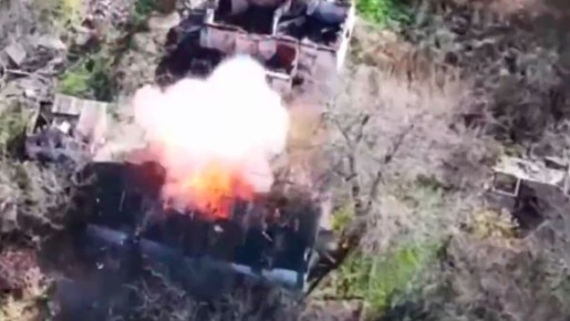 Опубликованы кады боев за Доброполье в Запорожской области