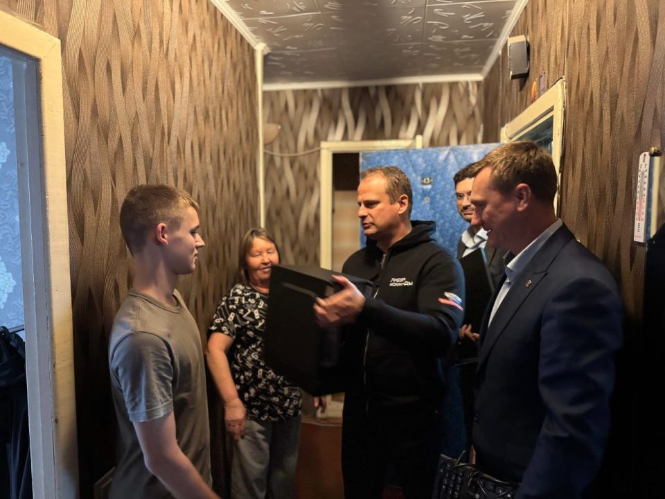 Михаил Попов: Вместе с коллегами удалось посетить одну замечательную семью в Энергодаре