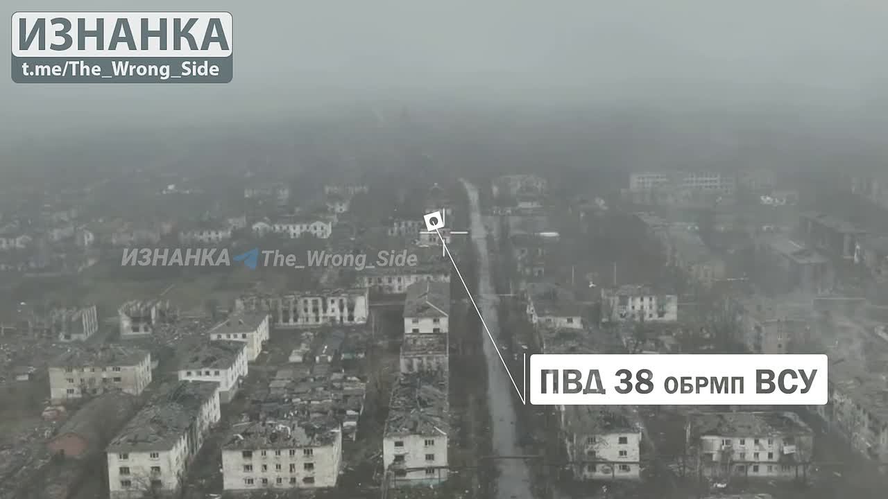 Уничтожение ФАБом-1500 очередного ПВД ВСУ в Мирнограде