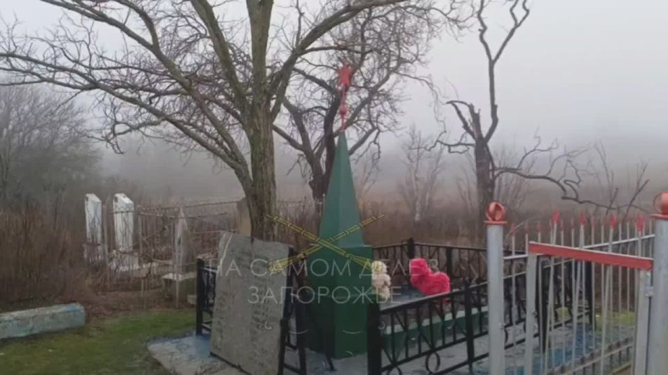 Ко Дню Неизвестного Солдата «Народный фронт» завершил реставрацию братской могилы в селе Десятилетие Октября Куйбышевского района