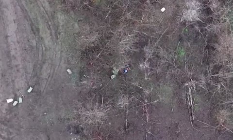 Уничтожение запасов топлива противника, операторами 417 отдельного разведывательного батальона на Запорожском направлении