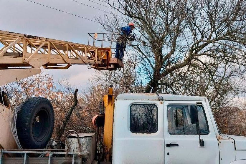 Михайловский район — расчистка воздушной линии