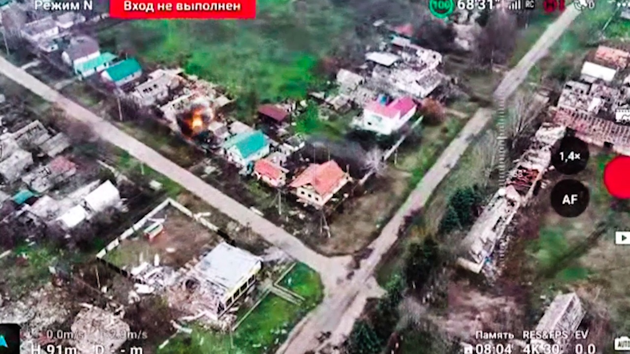 Артиллеристы разнесли укрывавшихся в домах Гуляйполя боевиков