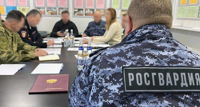 В Запорожской области прошло заседание Оперативного штаба Росгвардии