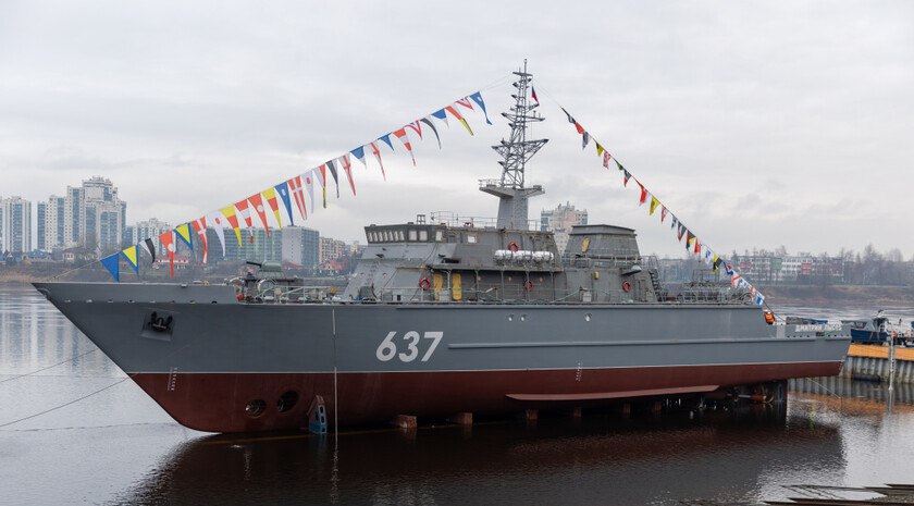 «Стеклопластиковый» тральщик «Иван Лысов» спущен на воду