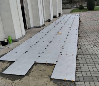 Дагестанские строители восстанавливают Дом культуры в пгт Михайловка