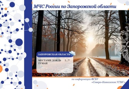 С 10 на 11 декабря на территории региона ожидается: