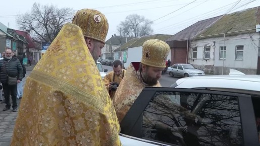 Видео с церемонии встречи ковчега с частицей святых мощей апостола Андрея Первозванного