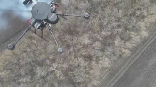 В Запорожской области подразделения воздушного прикрытия БПЛА «Восток» сбивают тяжёлые гексакоптеры противника