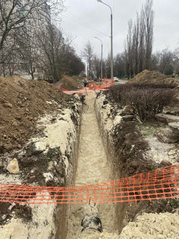 Карельский подрядчик завершил укладку трубопровода в городе Днепрорудное