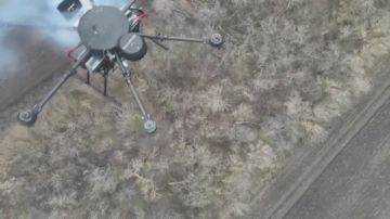 В Запорожской области подразделения воздушного прикрытия БПЛА «Восток» сбивают тяжёлые гексакоптеры противника