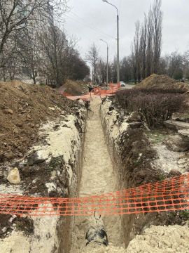 Карельский подрядчик завершил укладку трубопровода в городе Днепрорудное