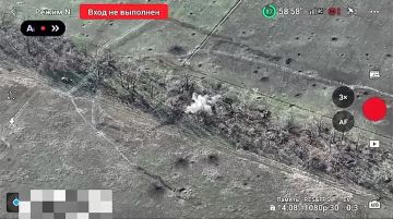 Операторы дронов подразделения "Шаман" 1455 полка наносят ударв по линии обороны противника возле н.п. Орехов