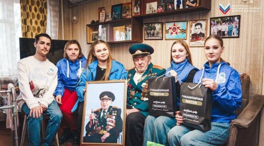 «Волонтеры Победы» навестили ветерана Великой Отечественной войны