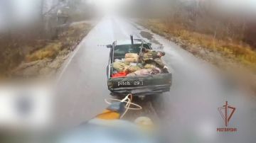 Расчёт FPV-камикадзе спецназа Росгвардии поразил пикап ВСУ осуществлявший подвоз на позиции противника в Харьковской области