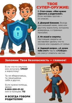 Твоя безопасность – главное!
