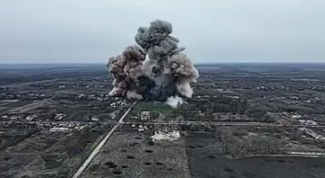 Красивые кадры прилёта по цели бандеровцев в Новоподгородном в Днепропетровской области