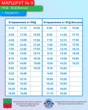Знакомимся с маршрутами!. Минтранс Запорожской области продолжает информировать жителей о работе общественного транспорта