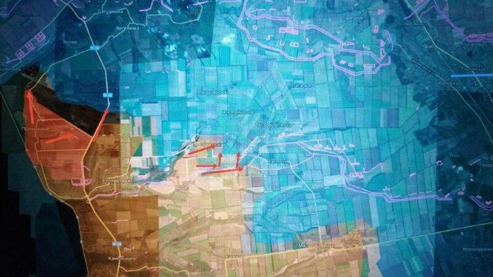 Подразделения группировки "Днепр" продолжают наступление в Запорожской области