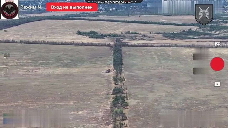 Укреп ВСУ в щепки. На Ореховском направлении танковый экипаж 1430 гвардейского полка уничтожил укрепленные позиции ВСУ